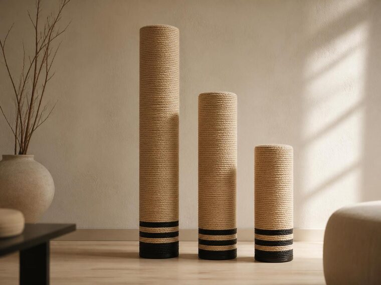 Tight-wound sisal